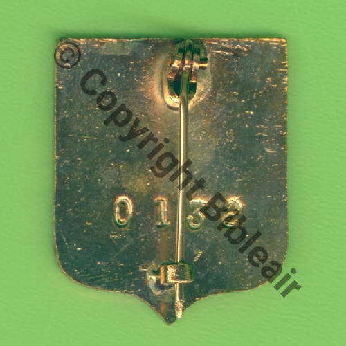 NN A1047 1943 GC.3 NORMANDIE Mle LE CAIRE Laiton RETIRAGE EMAIL 75e Anniv Retour France Eping bascule bijout Dos lisse 199ex No0132 Src.Y.GENTY 30Eur03.21 